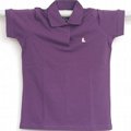 Purple polo shirt for women