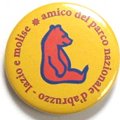 Badge bouton "Amico del Parco" Parco Nazionale d'Abruzzo Lazio e Molise