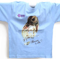 Children's t-shirt "Tawny owl", blue, Parco Nazionale Dolomiti Bellunesi 