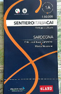 Sentiero Italia CAI 1A - Sardegna (Scala: 1:50.000). Cartografia Ufficiale