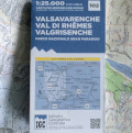 Carta IGC Valsavarenche, Val di Rhemes, Valgrisenche