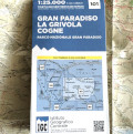 Carte IGC Gran Paradiso, La Grivola, Cogne