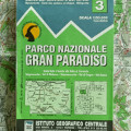 Carta Parco Nazionale Gran Paradiso. Dalla Valle d'Aosta alla Valle di Ceresole (Scala 1:50.000)