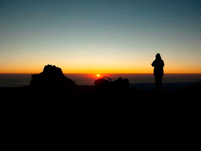 Monte Amaro bei Tagesanbruch