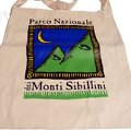 Organic Cotton Bag, col. Natural, of Monti Sibillini National Park