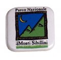 Spilla button del Parco Nazionale dei Monti Sibillini