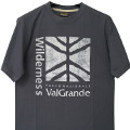 T-shirt E-cotton gris foncÃ© Parc National Val Grande