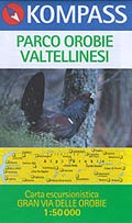 Cartina del Parco delle Orobie Valtellinesi