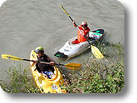 Nel Canale Farini a Saluggia, Regate&Canoe edizione 2005