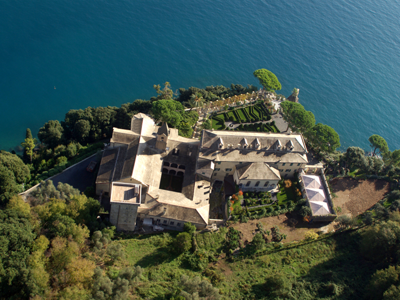 Cervara from the helicopter