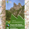 Hiking Map of the Sassi di Roccamalatina Park (Scale 1:10.000)