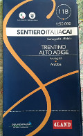 Sentiero Italia CAI 11B - Trentino Alto-Adige (Scala: 1:50.000). Cartografia Ufficiale