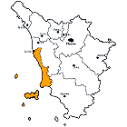 Livorno Province map