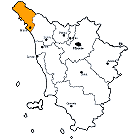 Provinz Massa-Carrara Karte