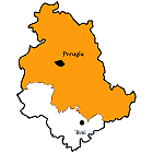 Perugia Province map