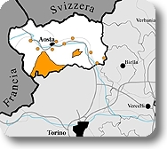 Interactive map Valle d'Aosta