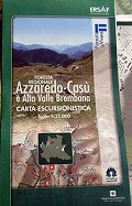 Carta escursionistica della Foresta Regionale Azzaredoâ��CasÃ¹ e Alta Valle Brembana (BG)