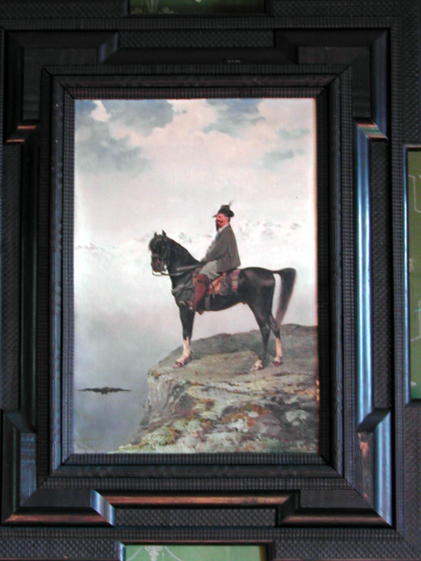 Carlo Pittara, Vittorio Emanuele II a cavallo, 1878, olio su tela