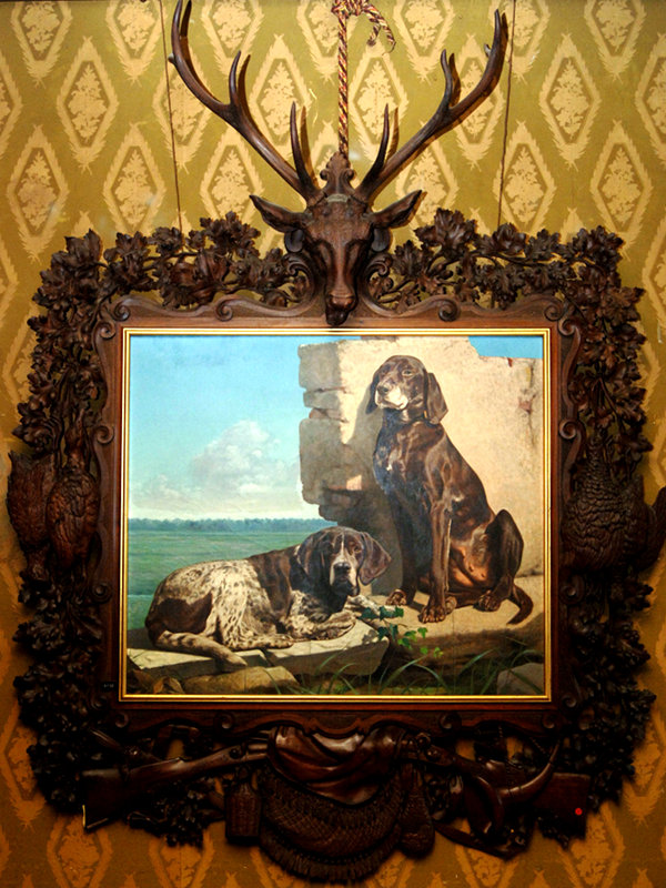 G. Parri, cornice, 1869, legno scolpito