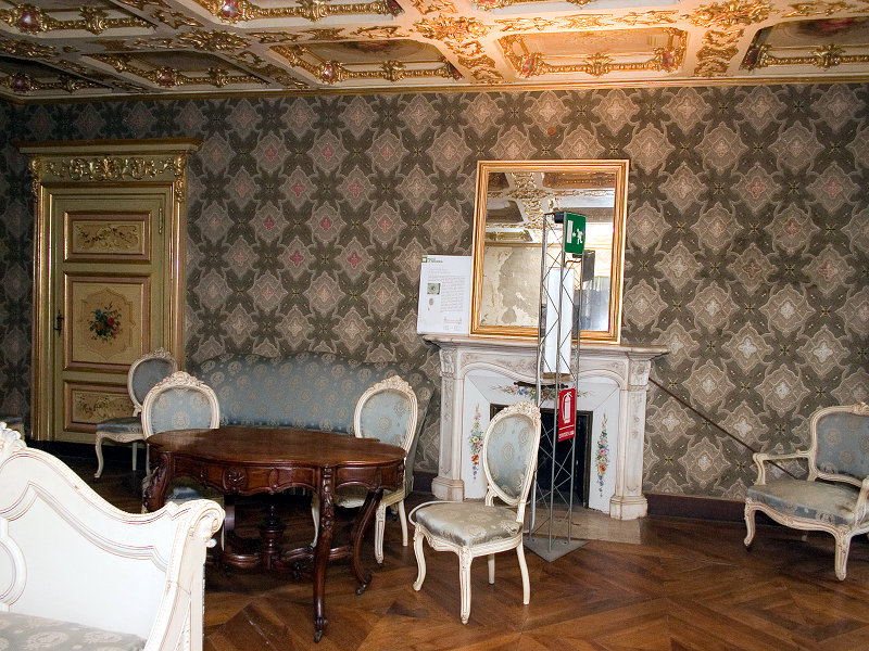 Camera da letto di Rosa Vercellana - ante restauro