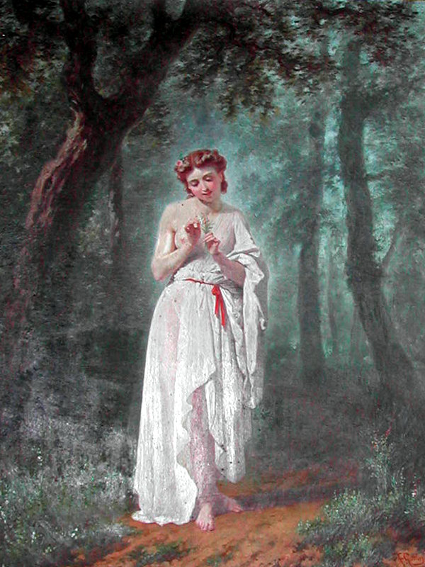 Francesco Gonin, Margherita, 1864, olio su tela