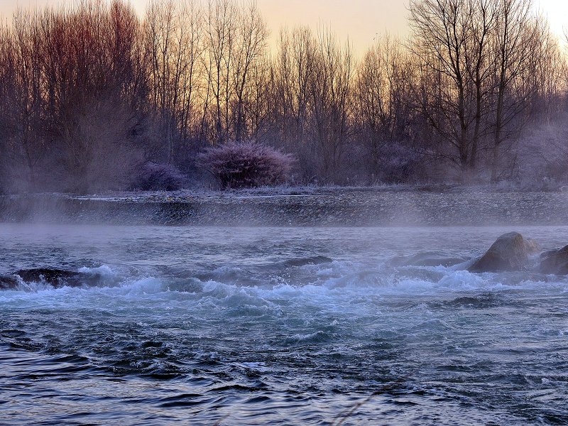 River Sesia in winter