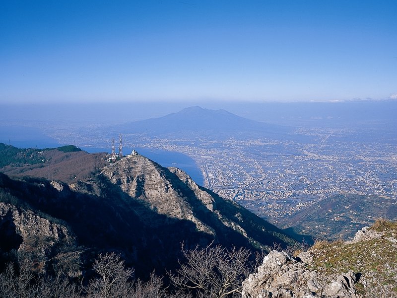 Vesuvius from Lattari