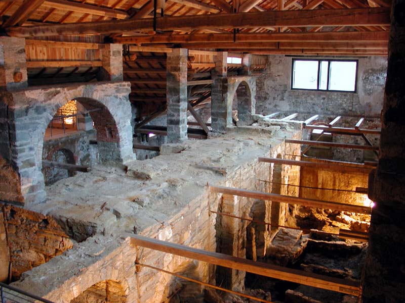 Valle Imperina, inside melting furnaces