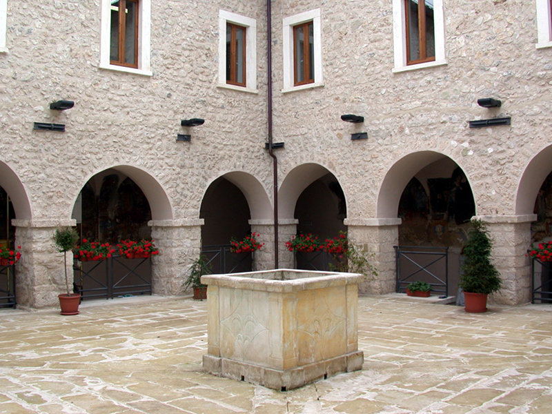 Antiquarium of Assergi, outer courtyard