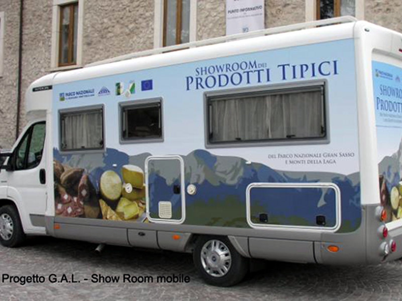Progetto GAL: Show room mobile