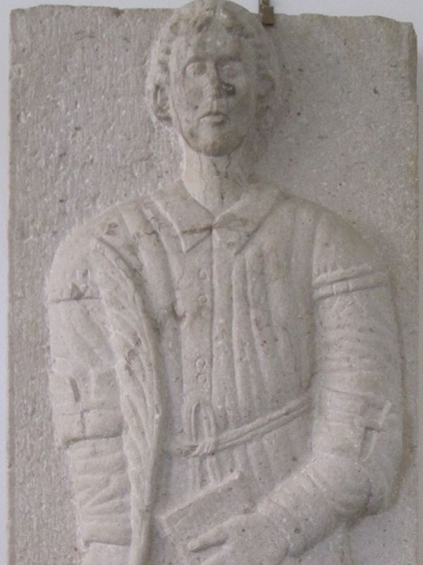 National Archaeological Museum of Alta Val d'Agri: High relief representing San Laverio