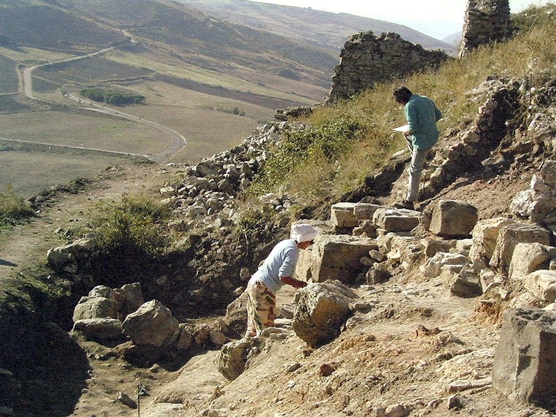 Torre di Satriano: scavo delle fortificazioni lucane