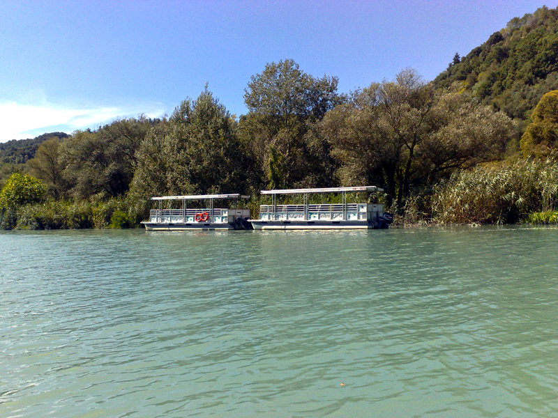 The ecological boats of the Nature Reserve