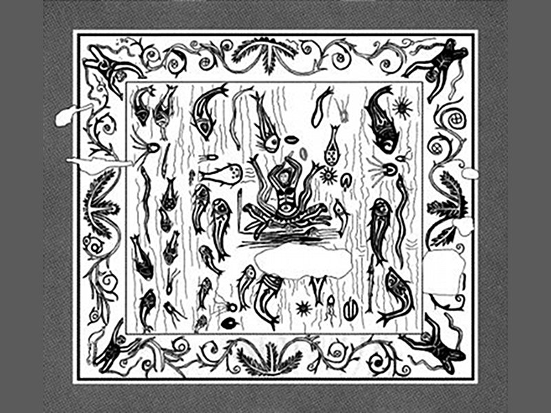 Il mosaico di Scilla e i Giganti, nel frigidarium delle Terme imperiali