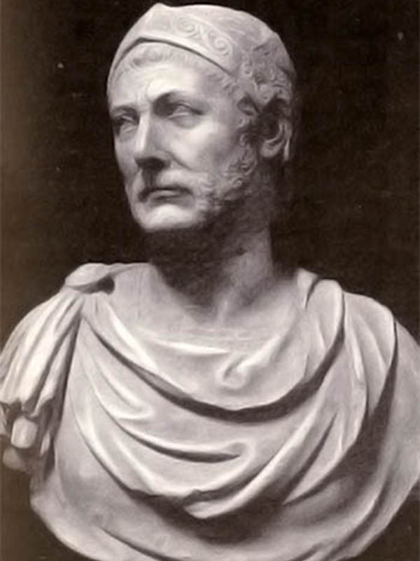 Marble bust, probably representing Hannibal