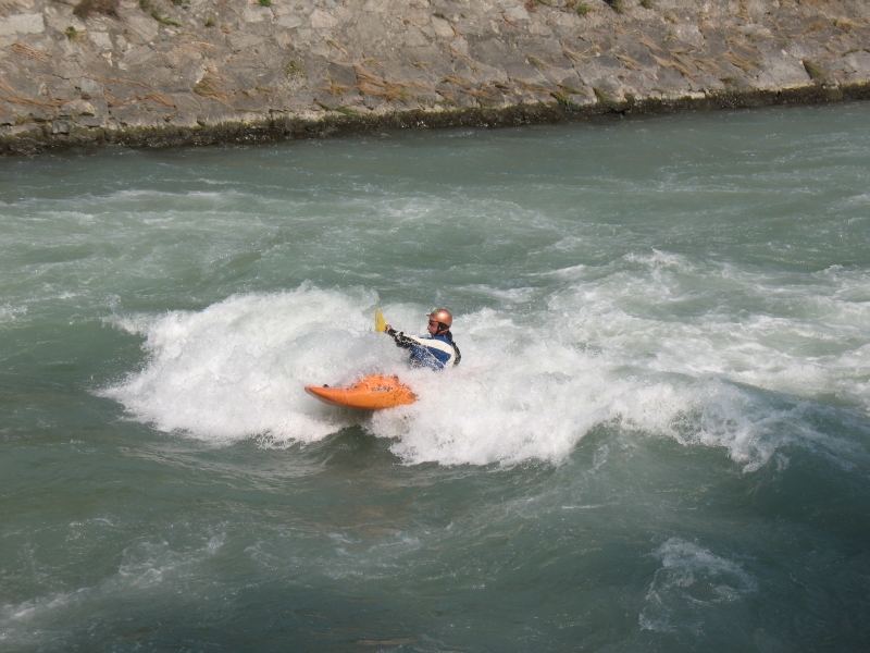 Stunts with the kayak