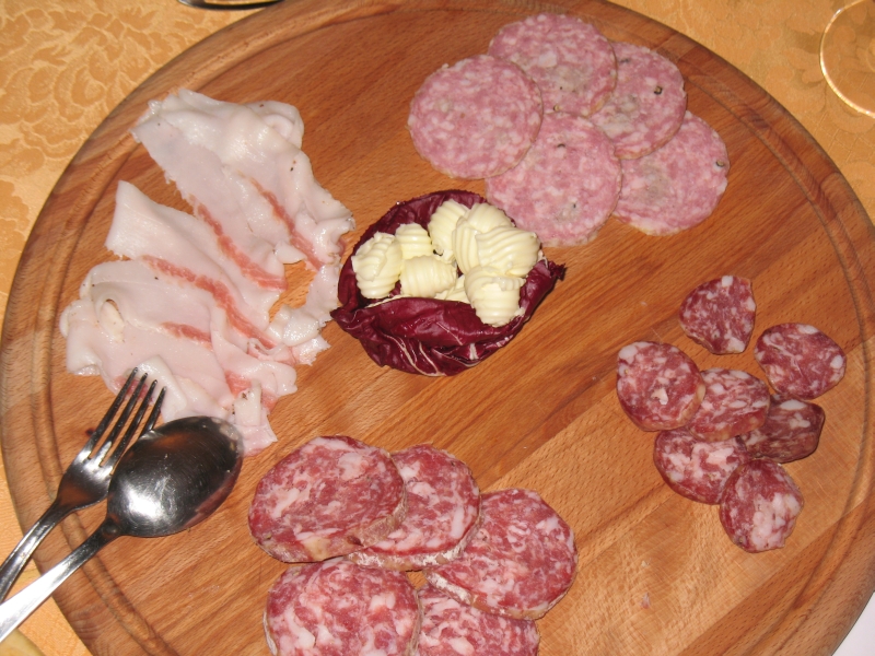 Mixed cold cuts from Piedmont