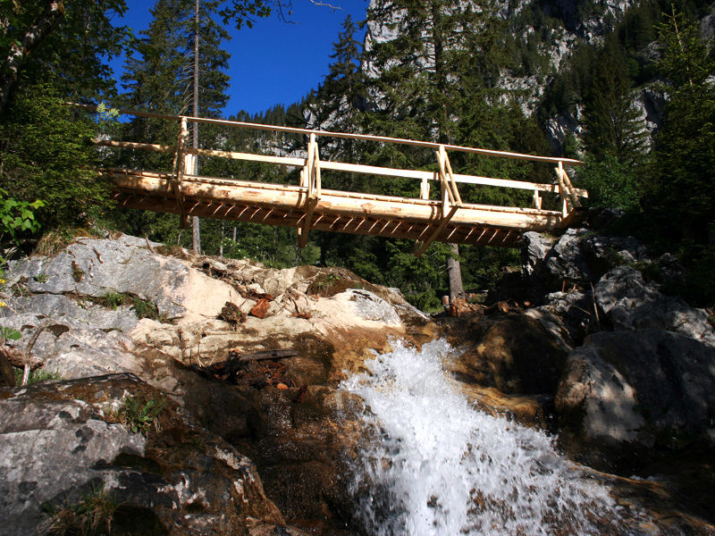 Brücke am Walderlebnispfad