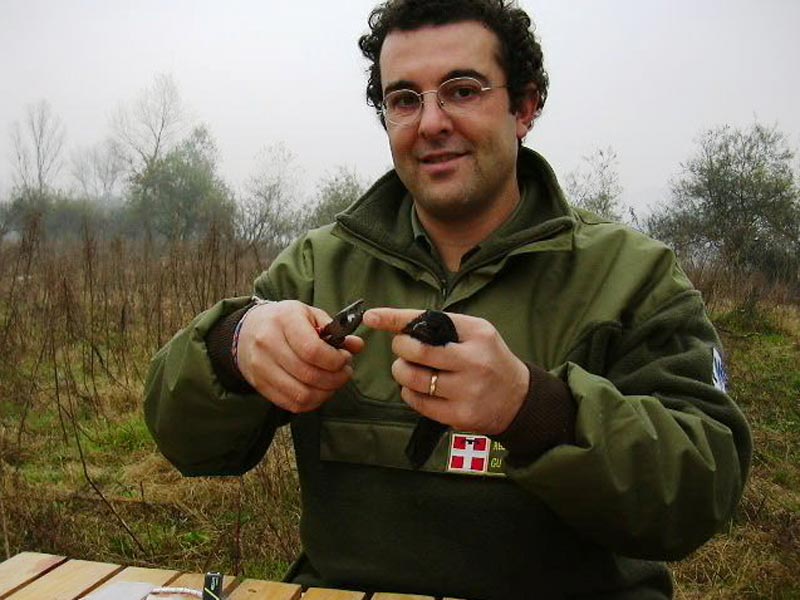 Bird-ringing activity together with the Park Keepers