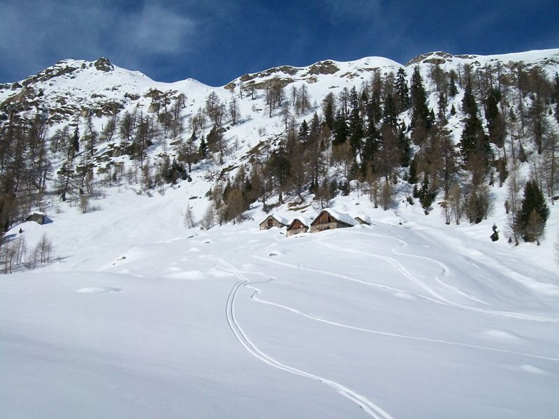 Ski Spuren