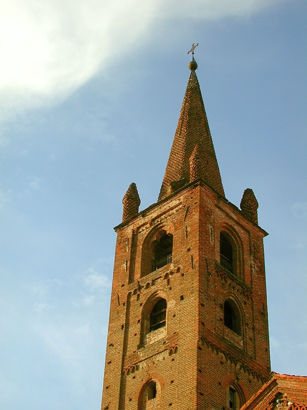 San Domenico bell tower in Carmagnola
