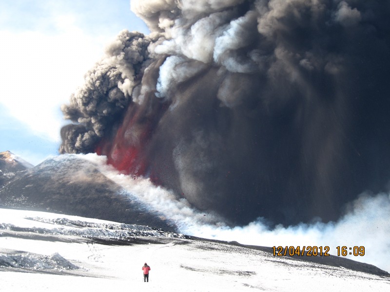 Etna activity of 12.4.2012