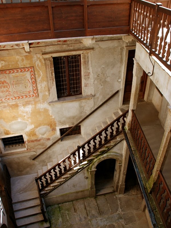 Villa Biraghi, innere Treppe