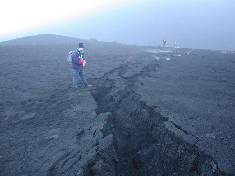 Fracture on Etna