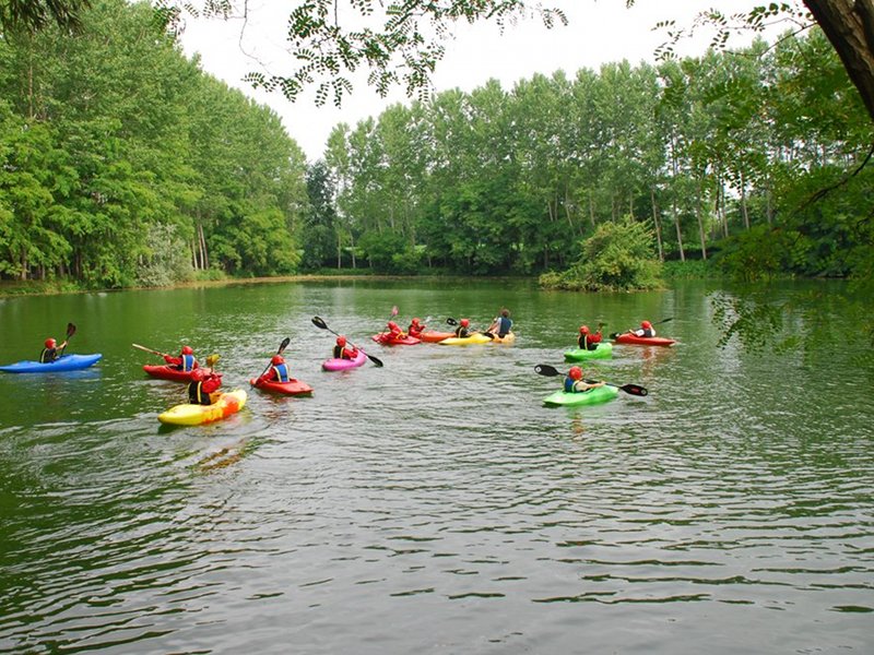 Kayak course in Villafranca sul Po