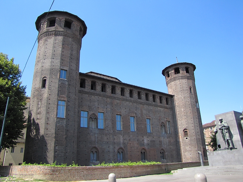 The castle of Acaja-Palazzo Madama, in Turin
