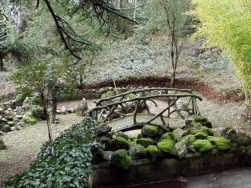 Japanese garden in Villa Cahen - Allerona