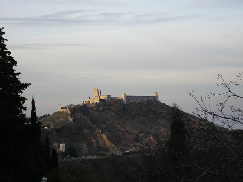 Rocca di  Assisi - Ausblick aus dem Sitz des Parks