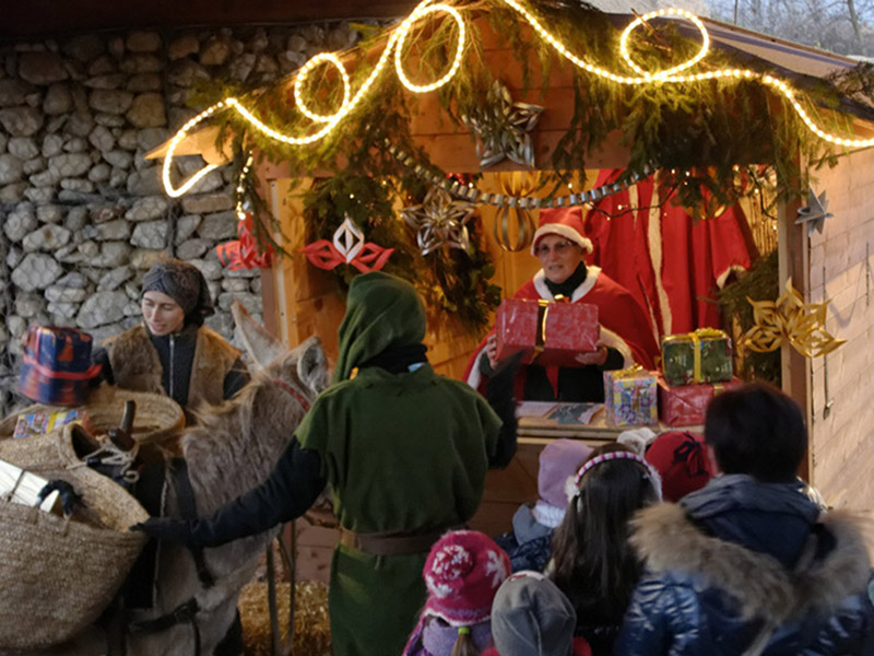 Santa Claus and the magic of the Park