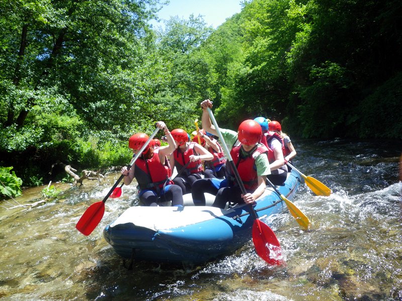 Rafting nel Parco